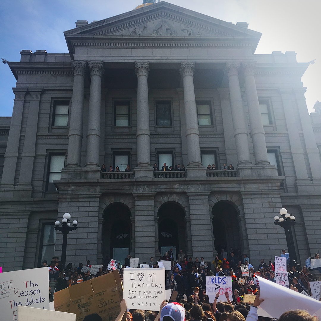 MWS - Denver Students Gun Protest Photo